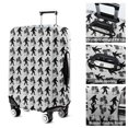thumbnail image 5 of White Bigfoot and Tree Pattern Luggage Cover Fashion Suitcase Cover Baggage Covers Fit 25-28 Inch Luggage (Go Travel), 5 of 5