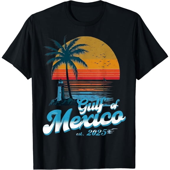 Sam Soft Vintage Style Gulf Of Mexico Beach Lovers Usa Summer T-Shirt