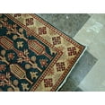 thumbnail image 4 of Ahmedani Linen Super Kazak Caucasion Geometric Afghan Veg Dyed Mahal Any Room Hand Knotted Indoor Area Rug Carpet (4.11 x 3.6)', 4 of 9