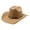 Yellow, variant on Mens Straw Cowboy Hats - Women Men Western Shapeable Wide Brim Sun Hat Cowboy Hat,Black,One Size