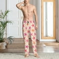 thumbnail image 5 of Bingfone Starfish Mens All Over Print Sleep Pajama Pants-X-Large, 5 of 6