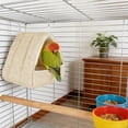 thumbnail image 5 of Warm Plush Parrot Nest Hammocks for Medium Sized Birds Winter Sleeping House Cozy Cage Accessory, 7.87x7.48x7.48 inches, 5 of 6