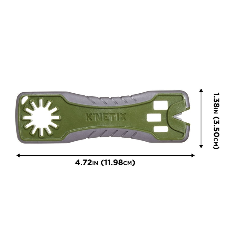 Knetix Mv2 Broadhead Wrench & Archery Broadhead Sharpener, Gray