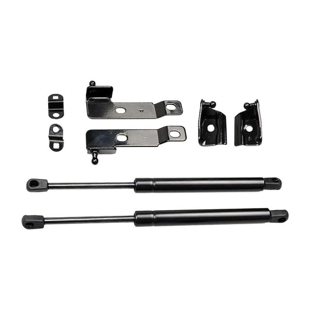 Almencla 2 Pcs Support de Capot avant en Acier au Carbone Accessoires Auto Noir