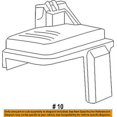 thumbnail image 2 of Ram CHRYSLER OEM 2014 ProMaster 2500 3.6L Fuse Relay Box-Upper Cover 68100627AA, 2 of 2