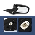 thumbnail image 6 of Power Mirror Front Passenger Side Gloss Black Fit for Honda Accord 2003-2007 3-Pin Manual Folding, 6 of 9