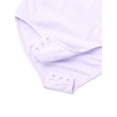 thumbnail image 7 of iixpin Kids Girls Ballet Dance Leotards Long Sleeves Velvet Bodysuit Dancewear Gymnastics One Piece Violet 120, 7 of 7