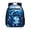 Blue Axolotl, variant on Cute Dolphin Toddler Preschool Backpack for Boys Girls, 13.5 Inch Kids School Bag with Padded Shoulder Straps and Multi-Pocket Design for Daycare and Kindergarten