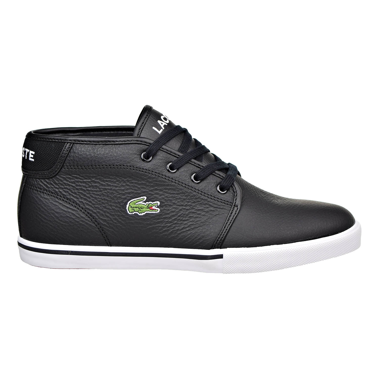 Lacoste Ampthill LCR3 SPM Leather Mens Shoes Black 7-31spm0098-02h Walmart.com