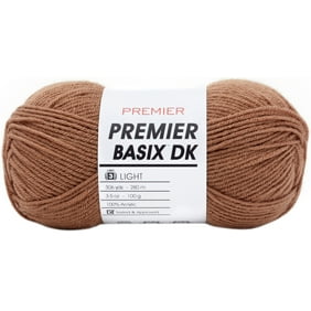 Premier Yarns Basix DK Yarn-Brown Black