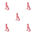 thumbnail image 3 of yingyy 1 Paire 52 cm Bas Cuisse Haute JK Élasticité Personnalité Antidérapant Style Preppy Bas Cuisse Haute Cosplay Rouge Melon D\'eau 5ensemble, 3 of 6