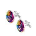 thumbnail image 2 of Christmas Stylish Men's Cufflinks Set for Formal Attire, Made of Stainless Steel, for Wedding or Business Meetings, 2 of 6