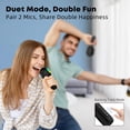 thumbnail image 4 of Micrófono inalámbrico Bluetooth para karaoke StageSound con luces RGB, 4 of 8