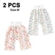 thumbnail image 1 of Laklulu 2 paquetes de pantalones de pañales impermeables y a prueba de fugas, pantalones de pañales de tela para entrenamiento para ir al baño, pantalones de pañales para bebés y niñas durante la, 1 of 6