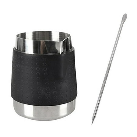 

350ML Stainless Steel Milk Frothing Jug with Pen for Coffee Latte