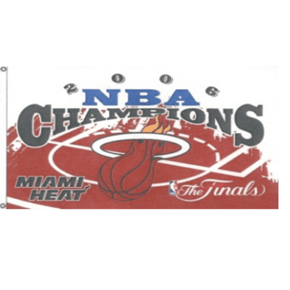 RICO  NBA MIAMI HEAT Heavy Duty Flag 3'X5'