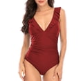 thumbnail image 1 of Traje de baño con cuello en V profundo para mujer, traje de baño de una pieza para mujer Trajes de baño de una pieza para mujer Traje de baño de una pieza para mujer Funcionalidad versátil, 1 of 5