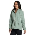 thumbnail image 4 of Avalanche Women's Faux Fur Lined Rain Jacket with Zipper Pockets, 4 of 5