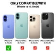 thumbnail image 5 of WIRESTER Stylish Mirror Back Case for Women, Slim & Shockproof Phone Cover Compatible with Apple iPhone 16 6.1" 2024 - Sea Turtles Family, 5 of 6