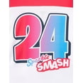 thumbnail image 4 of Monster Jam Sparkle Smash Mesh Hockey Jersey Long Sleeve T-Shirt Toddler to Big Kid, 4 of 4