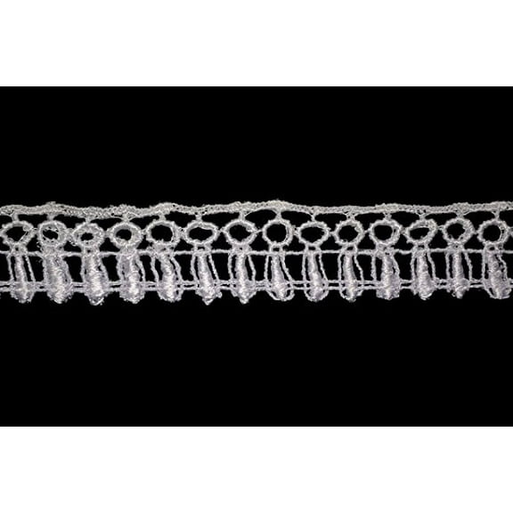 Altotux 1" White Guipure Venice Lace Trim DIY Sewing Notions Supplies By 2 Yards