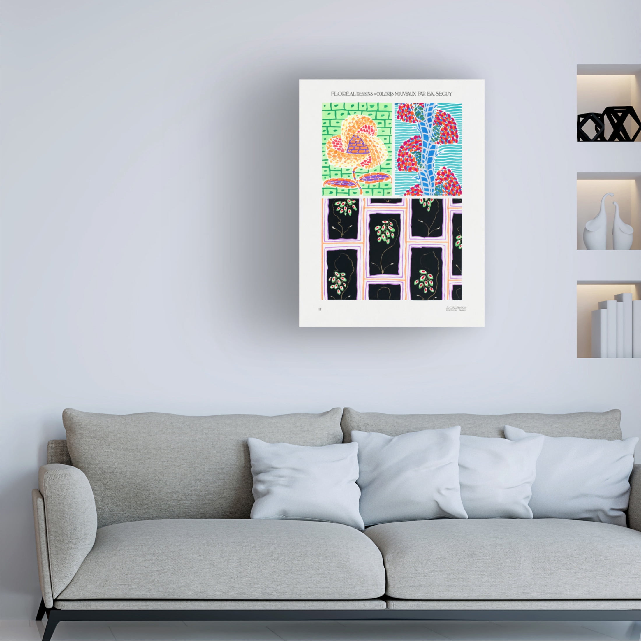 Trademark Fine Art Pictufy Pattern 17 Canvas Wall Art