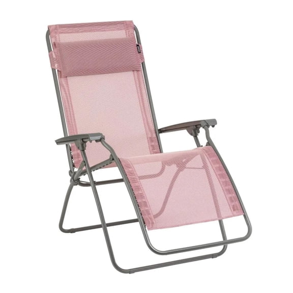 Lafuma R Clip Reclining Foldable Zero Gravity Relaxation Patio Chair, Cerisier