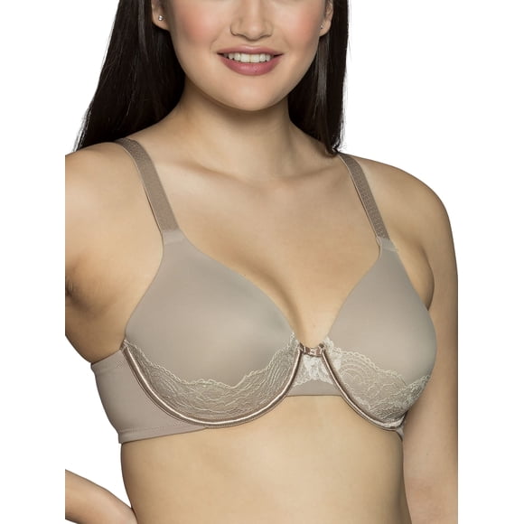 Soutien-gorge à Armatures Pleine Silhouette en Dentelle Beauty Back pour Femme Vanity Fair 76382 (ToastedCocunutCashmere 40D)