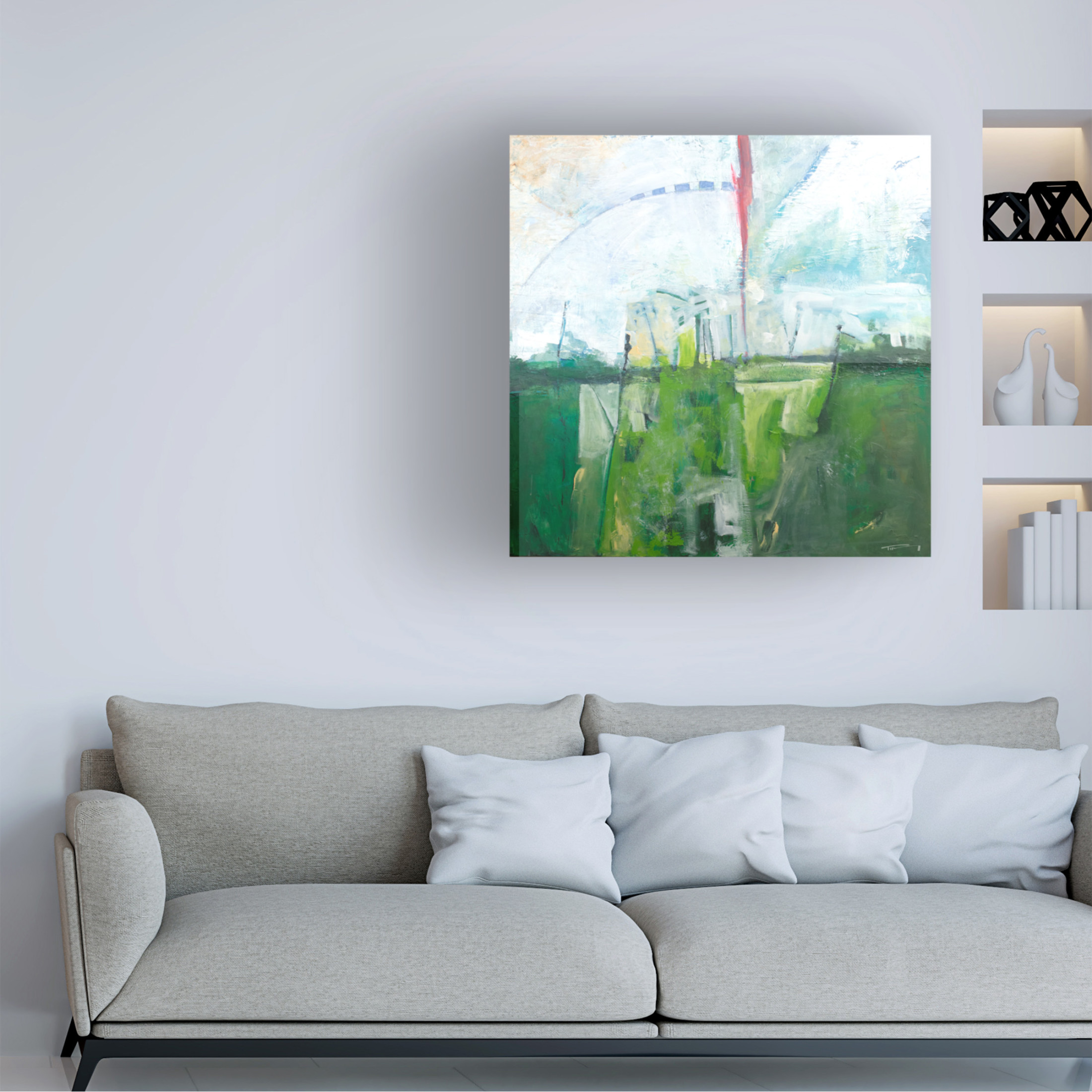 Canvas Wall Art - Tim Nyberg 'Root Cellar' Wall Art for Living Room, Bedroom, or Office Décor by Trademark Fine Art - 35 x 35 Inches