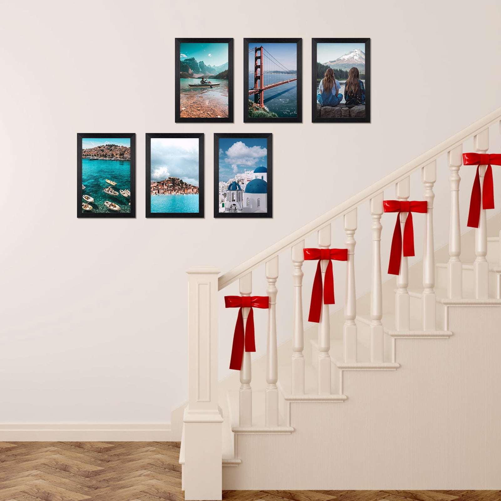 8x12 Picture Frame Set of 12, 8 x 12 Photo Frames Bulk for Wall or Tabletop Display, Black