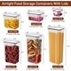 thumbnail image 2 of 64 PCS Airtight Food Storage Containers With Lids BPA Free,6 Pack With Pouring Spout Cereal Containers Storage for Kitchen Pantry Organization and Storage,Dishwasher safe,Labels Marker, 2 of 2