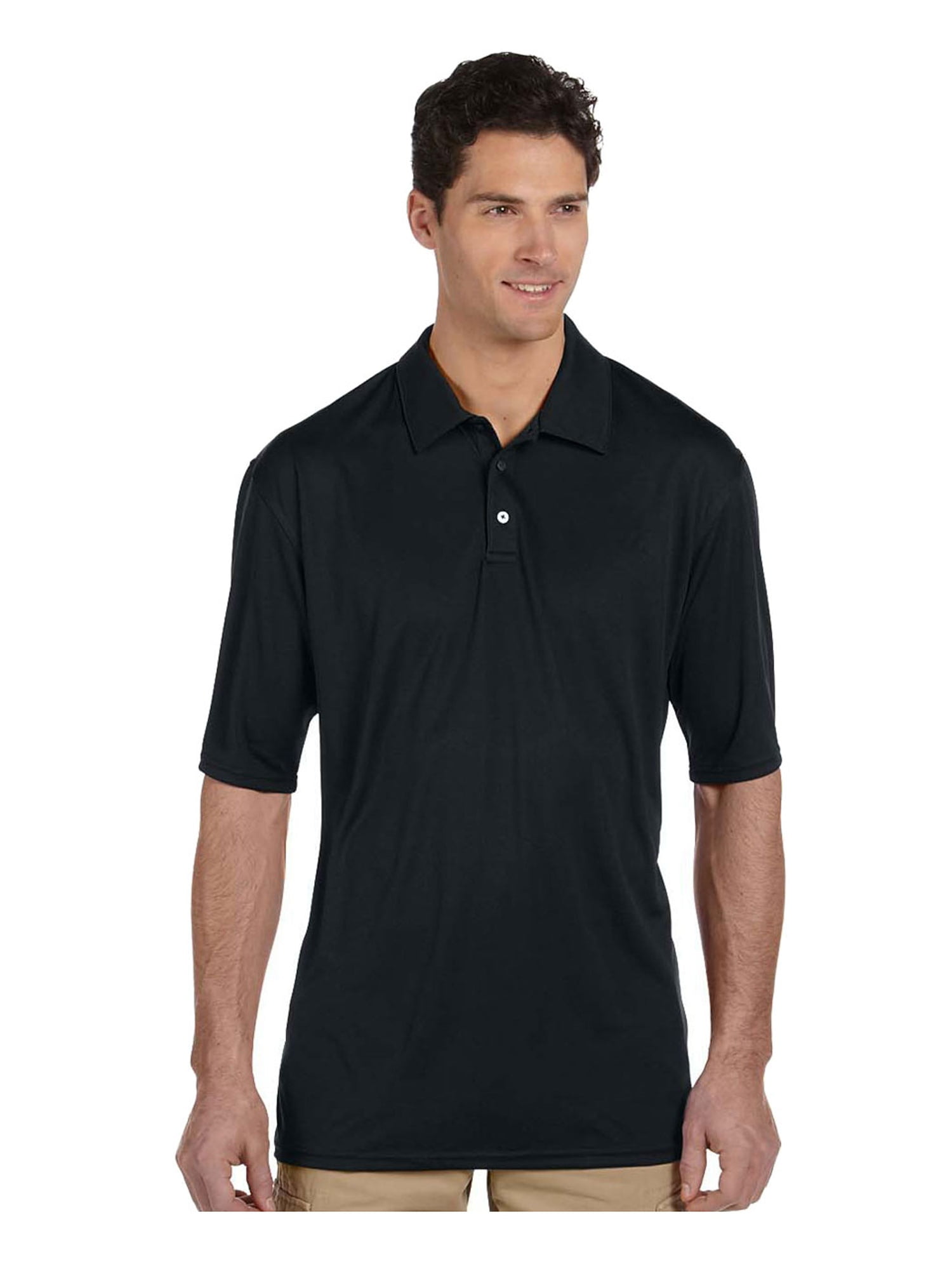 Manzzy Mens Short Sleeve Polo Shirts Patchwork Shirts Casual Slim Fit Shirt Top