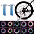 thumbnail image 1 of luces LED para radios de bicicleta, luz impermeable para llanta de bicicleta IP55, luz para radios de bicicleta con 32 LED, resistente al agua, adecuada para montar de noche en MTB, 1 of 5