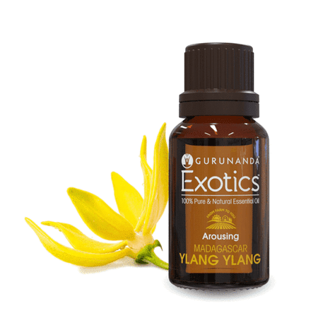 Essential Natural - GuruNanda Essential Oil Exotics 100% Pure & Natural with Roll-On Bottle, Ylang Ylang