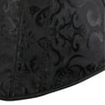 thumbnail image 7 of Corset Belt for Women Strapless Vintage Floral Embroidery Patterns Lace Up Halloween Push Up Bustier Elegant Waist&nbsp;Trainer Black L, 7 of 7