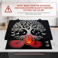 thumbnail image 3 of Stove Top Cover for Home Decoration Kitchen Pad Non-Stick Washable Cooktop Covers Countertop Protector Keep Stove Clean 28"x20" (Tree of Life-3), 3 of 7