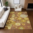 thumbnail image 6 of Addison Rugs Mayfield Premium Machine Washable Transitional Floral Terracotta Rectangle Rug, 10' x 14', 6 of 6