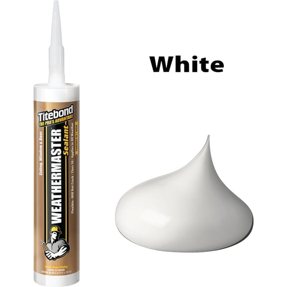 Titebond Weathermaster 10 Oz. Polymer Sealant, 44001 White