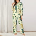 thumbnail image 3 of Bingfone Womens Pajama Sets Seahorse Print,Long Sleeve Loungewear Pajamas Set-Xx-Large, 3 of 9