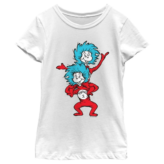 Girl's Dr. Seuss Thing One and Thing Two Graphic T-Shirt