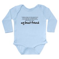 CafePress - My Best Friend Body Suit - Long Sleeve Cotton Baby Bodysuit