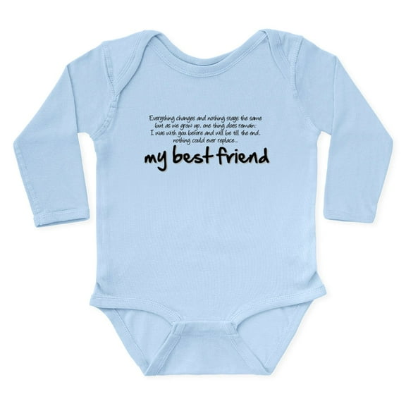 CafePress - My Best Friend Body Suit - Long Sleeve Cotton Baby Bodysuit