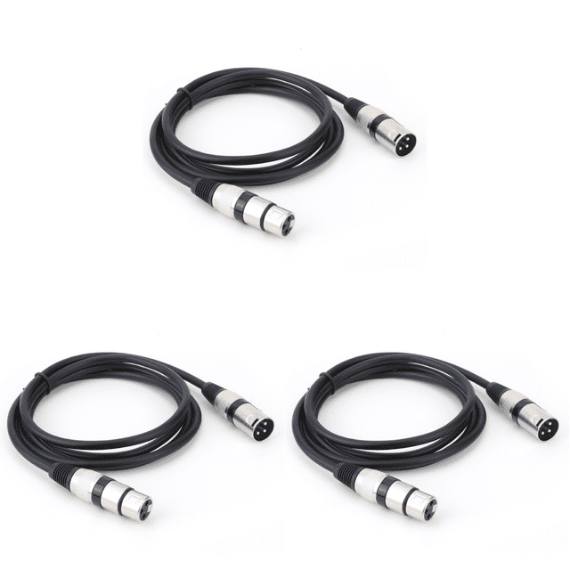 Cable DMX para DJ Escenario 5 9 Pies XLR Conector A 3 Pines