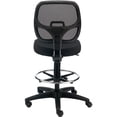 thumbnail image 5 of Armless Mesh Drafting Stool, Fabric, Black, Mid Back, 5 of 6