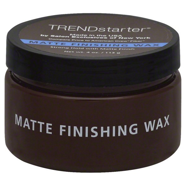 Trendstarter Men's Hair Styling Product Matte Wax, All Hair Types, Strong Hold & Matte Finish
