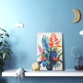 thumbnail image 5 of 12x18 inch Paintings Wall Decor Plant Potted Flower,Office,Living Room Home Wall Decor Painting Prints,Vintage Plant Flower Potted Modern Art Oil Paintings Canvas,For Flower Plant Lovers Gift, 5 of 6