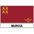 thumbnail image 1 of Autocollant sticker drapeau murcia, 1 of 1