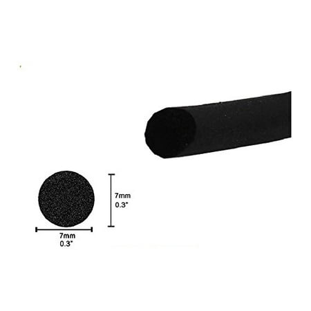O Filler Strip Car Door Weatherstrip Rubber Edge Seal Strip Black