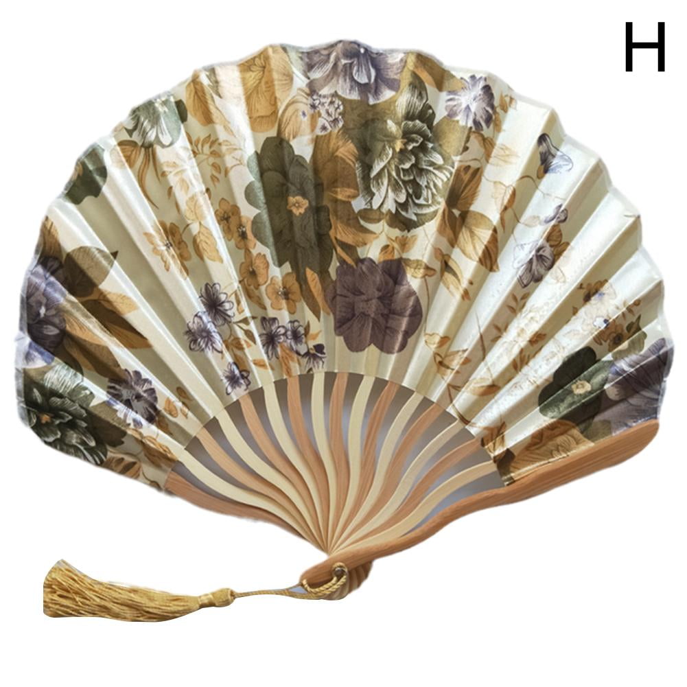 New Vintage Folding Fans Bamboo Hand Fans Wedding Party Fan Dance Charm