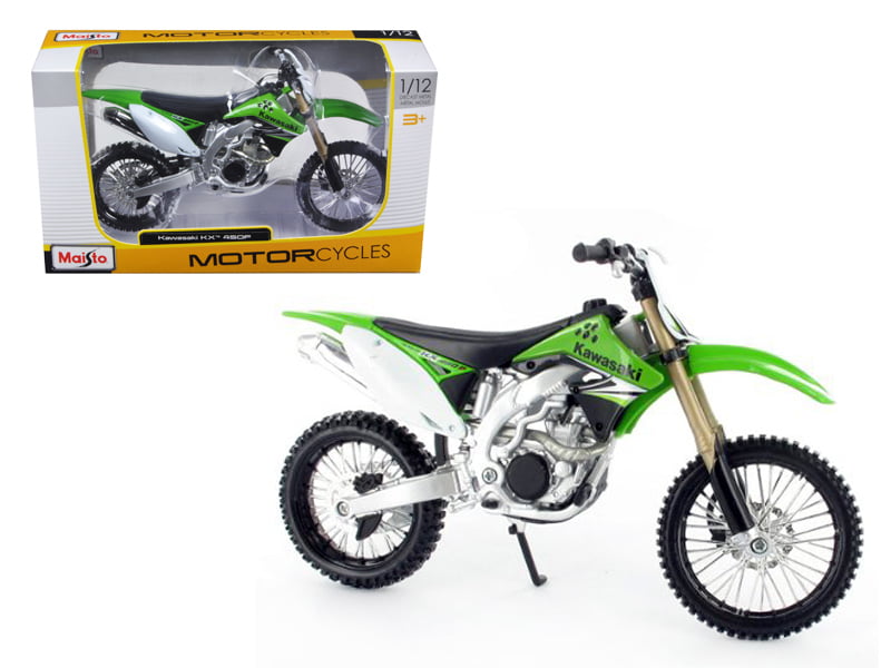 Maisto 1:12 KAWASAKI KXF 450 Self Assembly Toy Model Motocross Motorbike 